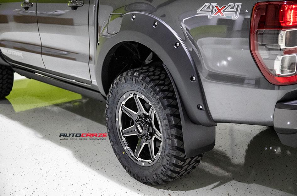 FORD RANGER GD06 GLOSS BLACK MILLED